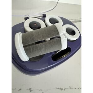 ConAir Travel-Size Hot Rollers Instant Heat Hairsetter 5 Rollers w/ Pins Curling